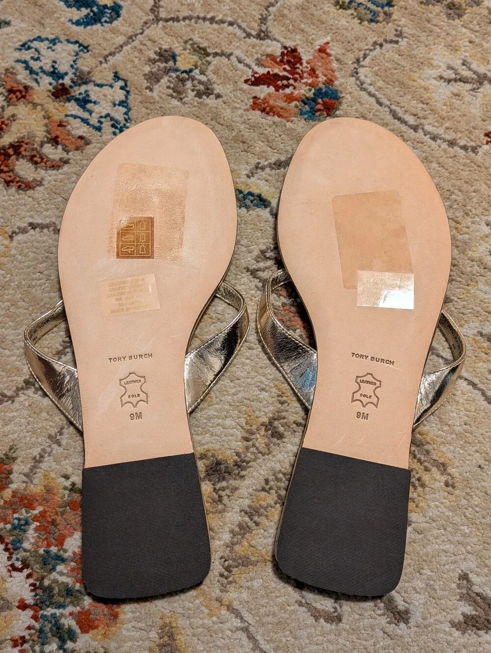Tory Burch Capri Leather Flip Flop Sandals